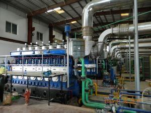 Quality High Efficiency HFO Fired Power Plant , Open Type 3 Phase Generator Set for sale