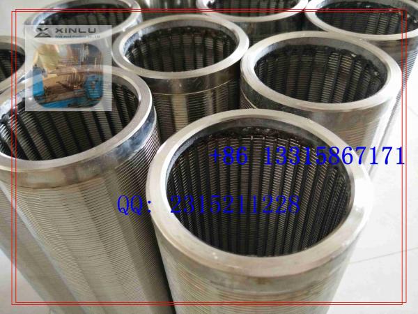 V WIRE FILTER SCREEN / WEDGE WIRE WATER WELL SCREENS / JOHNSON SCREENS FOR WATER FILTER FROM XINLU METAL WIRE MESH