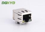KRJ-003YGZNL Shielded Cat5 Rj45 Ethernet Connector With Transformer Y/G LED