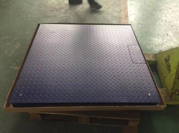 Quality Low-Profile Industrial Floor Weighing Scale With Ramp Access Load Cells for sale