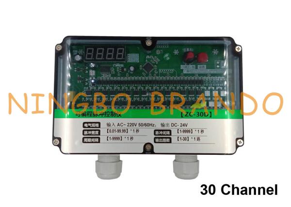 Quality 30 Channel Dust Collector Pulse Sequence Controller 220V Input 24V Output for sale