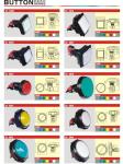 Start Push Button Arcade Game Machine Parts With Micro Switch 60mm X 60mm Size
