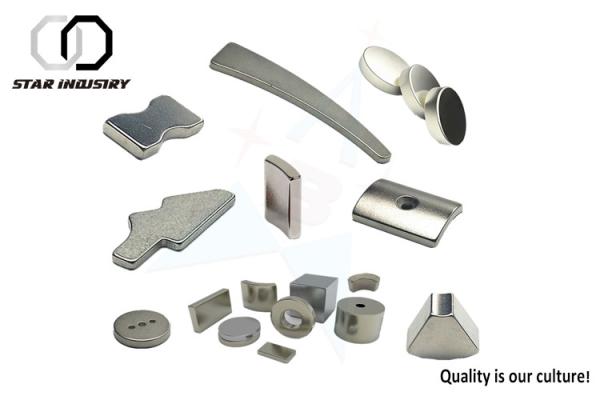Quality Grade N42 Custom Cut Magnets Optional Surface Coating Strong Pulling Force for sale
