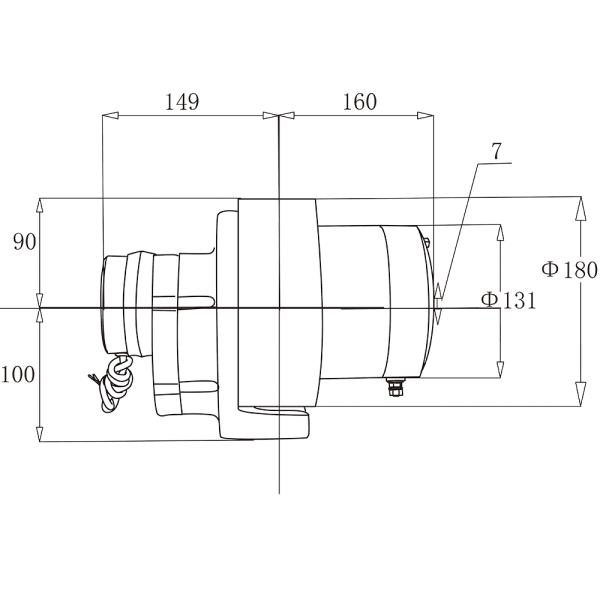 0.45KW 24V DC Horizontal OPK Electric Drive Wheel Forklift Accessories