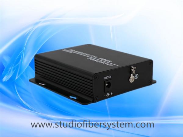Quality AHD video data fiber converter for 1CH 720P/1080P/3MP/4MP/5MP AHD signal with 1CH RS485 data over 1SM/MM fiber for sale
