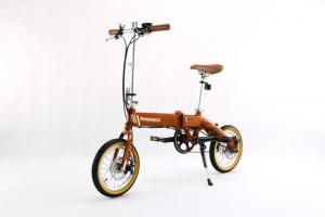 China 36V 8A Small Lithium Bicycle , Foldable Electric Bikes Allowed On Bus / Metro / Train on sale