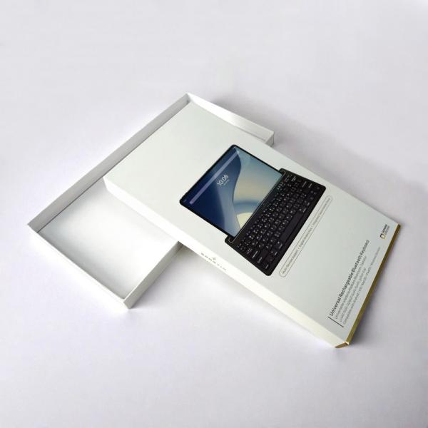 Quality Custom Logo Laptop Computer Cardboard Paper Box Packaging Lid And Base Box For  Wireless Ipad Keyboard for sale