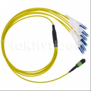 China 24 Core MPO MTP Fiber Optic Connector with APC Simplex SC Connector Type and Installation Tensile Load 100N on sale