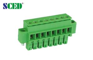 China Pluggable Terminal Block Plug Female Sockets 2P-20P Pitch 3.81mm 300V 8A Plug-in Terminal Block wholesale