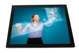 China 15 zero-bezel PCAP multi touch LCD monitor display vandal proof, G+G, IP65 front, low power on sale