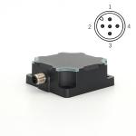 RFID Read Write Head With TCP IP Port LED Display 5Pin M12 A Coded Male