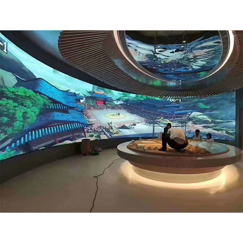 China RGB Lightweight Flexible Video Wall , Multifunctional Curve LED Screen wholesale