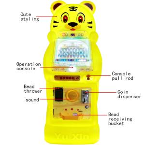 19mm Tiger Arcade Pinball Machine Fun-Filled Entertainment Colorful Design Skill Testing Game Ideal For Kids