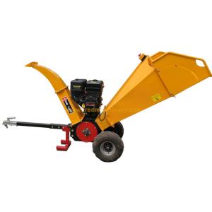 China 15HP Gasoline Engine Residential Wood Chipper With Emergency Stop Button on sale