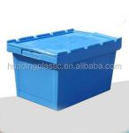 Stackable and nestable Plastic shipping Tote Box for Storage or Moving allet