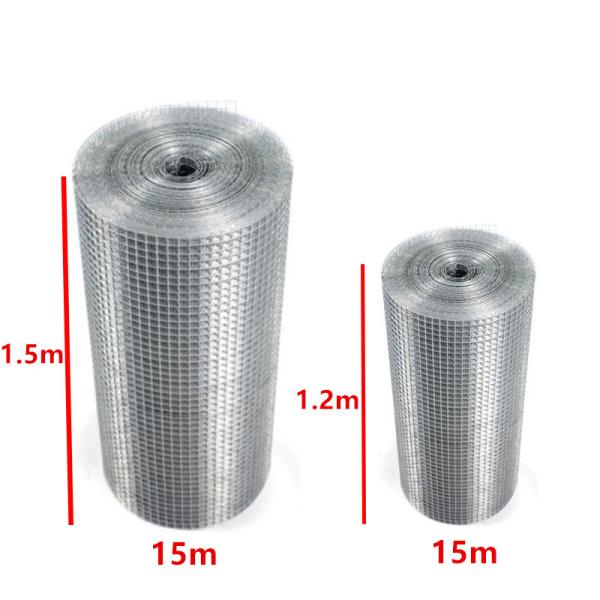 Quality Aviary Fence Square 1x15m Roll Ss Welded Wire Mesh for sale
