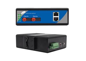 China 10/100Mbps Ring Loop Ethernet Fiber Switch with 2 Fiber and 2 Ethernet Ports wholesale