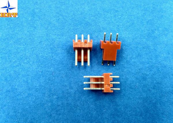 Quality Single Row Wafer Connector Wire To Board Pitch 2.54mm Vertical Type Shrouded Header for sale