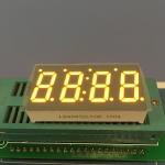 0.49 lnch 4 Digit 7 Segment Led Display Amber Color For Temperature Indicator