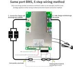 24v 80A Lifepo4 Smart Battery Management System 8s With Pcb Control Circuit