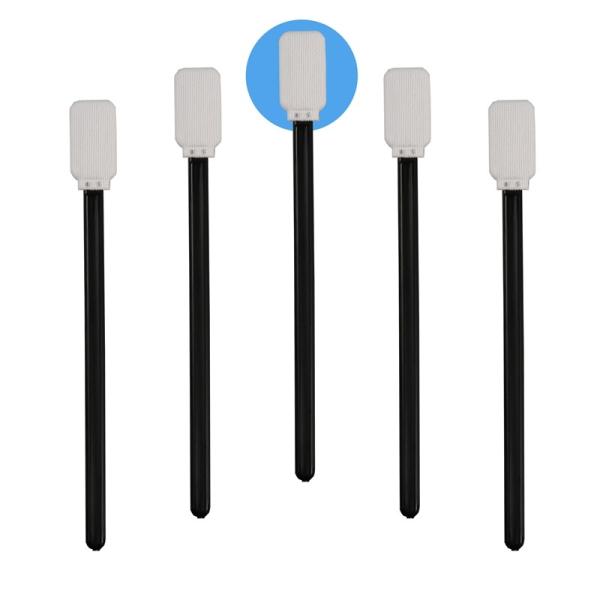Quality Lint Free Double Layers Rectangular Polyester Swab For Keyboard Cleaning for sale