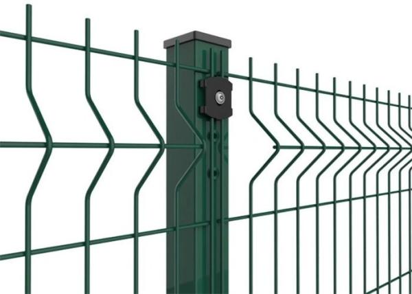 Quality 3D Curved Wire Mesh Fence Panel Galvanized Plastic Coated Mesh Fencing for sale