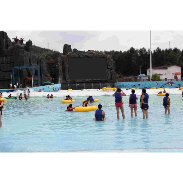 Outdoor Fiberglass Water Park Wave Pool Wave Machine For Family Entertainment