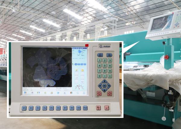 Quality Stable Industrial Computerized Embroidery Machine Automatic Parking Alarm Function for sale