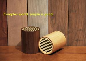 OEM Wooden Bluetooth Speaker Simple Design All Bluetooth Devices Use