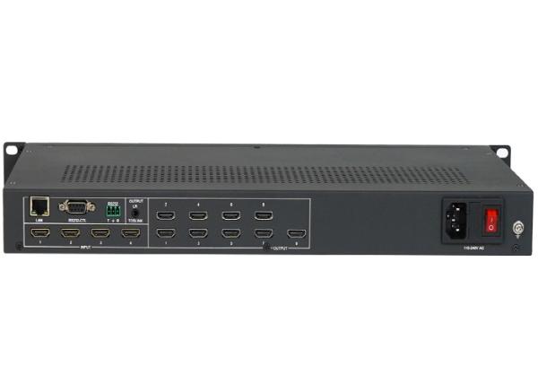 Quality 3x3 hdmi video wall processor with 4 Input 9 Output for sale