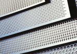 304 316 Stainless Steel Perforated Metal , Silver Stainless Perforated Plate