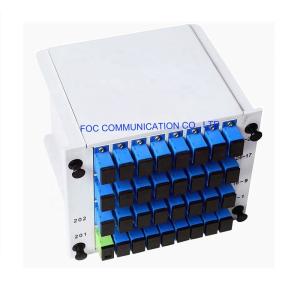 China FTTX CATV Optical Fiber PLC Splitter SC UPC 1×32 PLC Splitter on sale