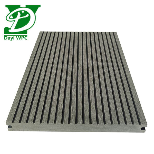 Modern Solid WPC Decking Wear Resistance WPC Deck Flooring Anti Mildew