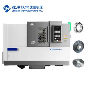 China Slant Bed CNC Lathe Horizontal 8 Station Servo Turret IT35L Hard Machining Metal SMTCL CNC Lathe wholesale