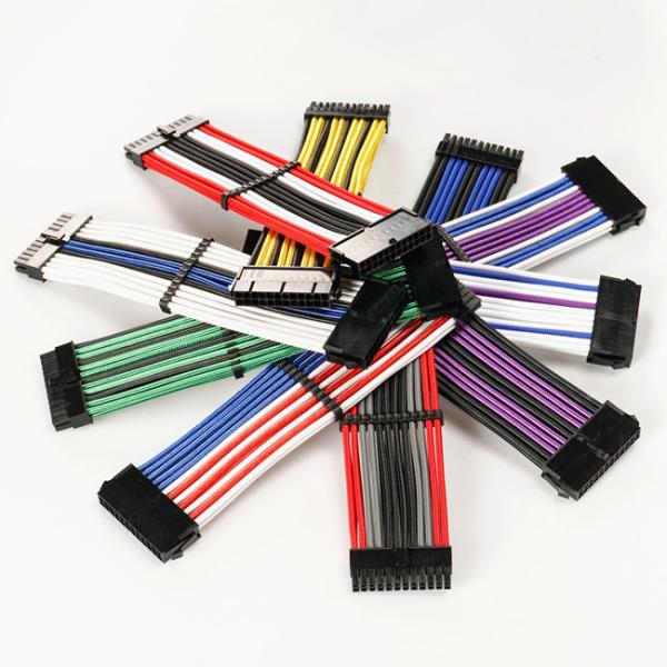 Quality ATX Power Supply 8 pin Computer Adapter Cable with Sleeving for sale