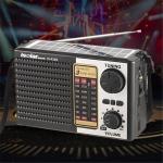 Home Fm Am Sw Solar Powered Portable Radio 2W With Speaker And LED Light
