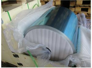 China Blue / Golden Epoxy Coated Aluminum Foil 0.18MM Width In Heat Exchanger wholesale