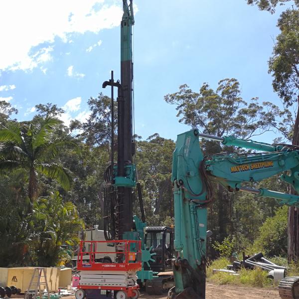140KN Helical Pile Driver Hydraulic Multifunctional Excavator Bore Drilling Machine