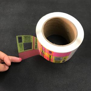 Custom Die Cut Offset Printed Paper Labels Matte Lamination Accept Perforation Versatile Application