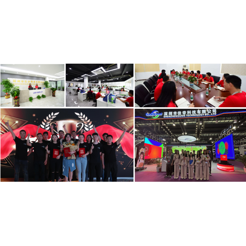 Guide Visual G10 Outdoor Digital Display Board LED Advertising Screen Custom Size