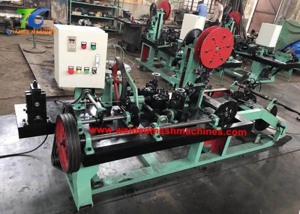 Gill Net Barbed Wire Making Machine PLC Control 1.6mm Barbed Wire Netting