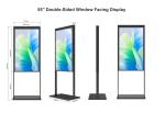 65 Inch Lcd Panel Double Sided UHD Window LCD Display