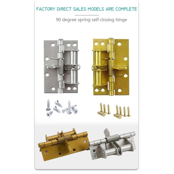 Spring Self Aligning Hinge Automatic Closing Door Detachable Positioning