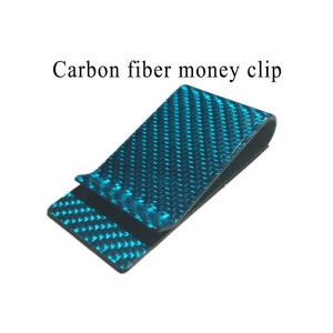 Multi Color Thermal Shock Resistant Real Carbon Fiber Money Clip