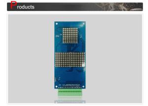 China 7 Segment Code Elevator LCD Matrix Display 28 Mm Thickness For Elevator Lift on sale
