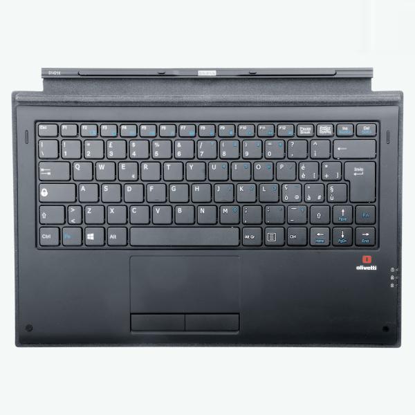POGO PIN Type Black Computer Keyboard 5 PIN Interface Powerful Magnetic