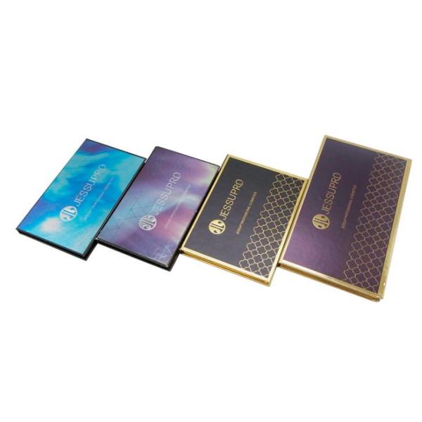 Customized Cosmetic Packaging Case Foldable 3*6 Empty Eyeshadow Box