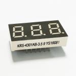 0.43 Inch Alphanumeric LED Display Seven Segment 3 Digit With Blue Emitting