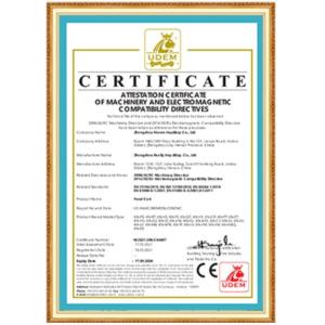 Zhengzhou Jaen Industry Co., Ltd Certifications