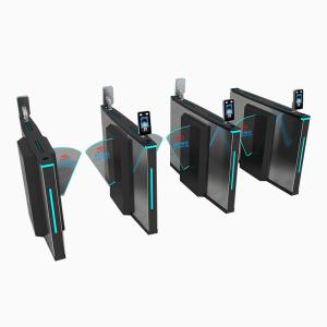 Security Flap Barrier Gates Fully Automatic Mechanism Access Control Turnstile